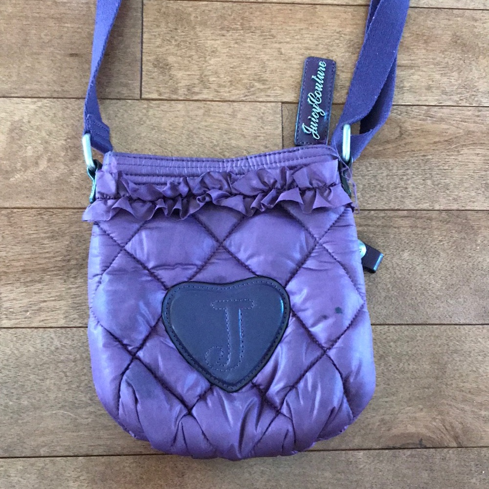 Juicy Couture Purple Quilted Crossbody Bag